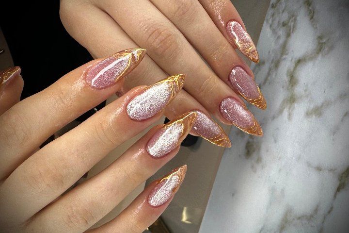 Nail art su unghie in gel
